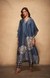 Blue Rose Gota Kaftan