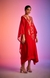 Red Sequins Kaftan