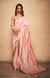 Pink Rose Gota Saree