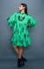 Green Midi Tiered Dress