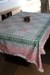 Table Covers HandBlock Printed Colourful Patterns for 6 Seater Table with Tassels 108 (Design-03)