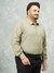 Men Green Plus Size Solid Formal Shirt