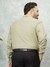 Men Green Plus Size Solid Formal Shirt