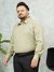 Men Green Plus Size Solid Formal Shirt