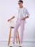 Men Purple Slim Fit Solid 5 Pocket Chinos