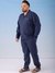 Men Relaxed Fit Solid Shirt And Pant Lounge Set