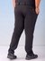 Men Black Regular Fit Self Design Plus Size Chino Jogger