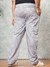Men Navy Blue Plus Size Tropical Print Lounge Pants