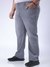 Men Grey Vintage Straight Fit Solid Jeans