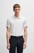 Regular-fit polo shirt with rubberised logo