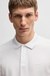 Regular-fit polo shirt with rubberised logo