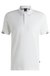 Regular-fit polo shirt with rubberised logo