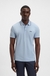 Cotton piqué polo shirt with logo details