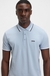 Cotton piqué polo shirt with logo details