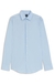 Slim-fit shirt in easy-iron stretch-cotton poplin