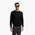 Crew Neck Sweater In Virgin Wool With Embroidered Logo