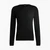 Crew Neck Sweater In Virgin Wool With Embroidered Logo
