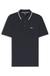 Cotton-piqué polo shirt with contrast tipping