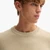 Micro-Structured Summer Weight Cotton Sweater