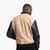 Regular-Fit Leather Bomber Jacket