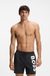 Quick-drying swim shorts with printed logo
