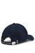 Knitted-piqué six-panel cap with embroidered logo