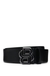 Italian-leather belt with Double B monogram buckle