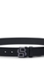 Italian-leather belt with Double B monogram buckle