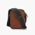 Gunmetal Monogram Structured Twill Reporter Bag