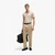 Mercerized-Cotton Polo Shirt With Mirco Pattern