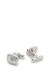 Double B monogram cufflinks with mother-of-pearl insert