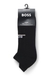 Two-pack of ankle-length socks with logos