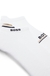 Two-pack of ankle-length socks with logos