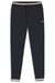 Cotton-terry tracksuit bottoms with logo and signature stripes