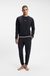 Cotton-terry tracksuit bottoms with logo and signature stripes