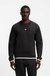 Cotton-terry sweatshirt with signature stripes and logo