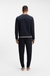 Cotton-terry sweatshirt with signature stripes and logo