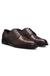 Leather Derby shoes with brogue details