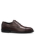 Leather Derby shoes with brogue details