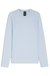 Cotton-blend sweater with bodymapping structure