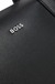 Single document case with logo lettering
