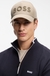 Cotton-twill cap with structured logo