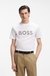 Cotton-jersey T-shirt with stripe artwork