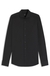 Regular-fit shirt in structured Italian cotton