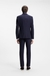 Two-piece slim-fit suit in micro-patterned fabric