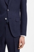 Two-piece slim-fit suit in micro-patterned fabric