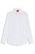Slim-fit shirt in easy-iron cotton poplin