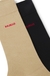 Two-pack of regular-length logo socks