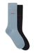 Two-pack of regular-length logo socks