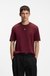 Interlock-cotton T-shirt with metallic stacked-logo badge